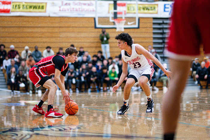 Columbus Harvard Westlake boys basketball Les Schwab Invitational December 30 2023 Naji Saker 2 -Southridge Harvard Westlake boys basketball Les Schwab Invitational postgame December 2023 Naji Saker-246